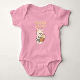 First-Time Nanny – Cute Dog & Baby Tee