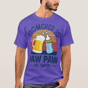 First Time Paw Paw Promoted To Paw Paw 2022 Father T-Shirt