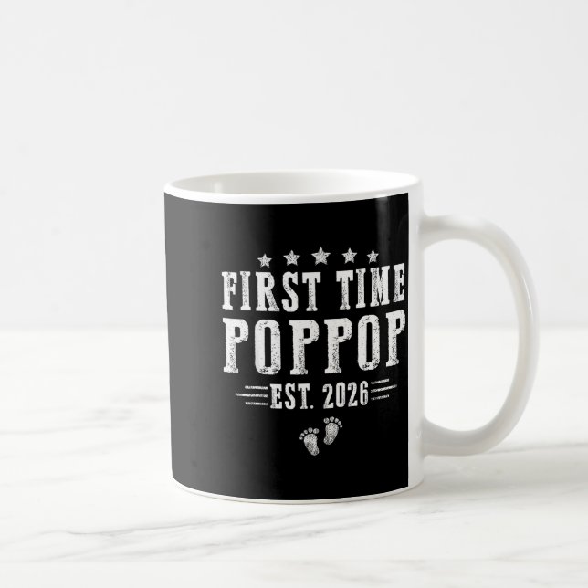 First Time Pp Est.2026 Father's Day Promoted To Pa Coffee Mug (Right)