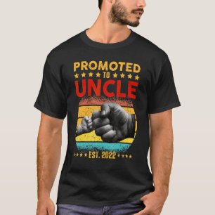 First Time Uncle Reveal Promoted To Uncle 2022 Vin T-Shirt