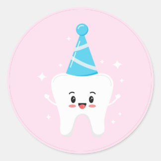First Tooth Party Favor Stickers – Agrahadig