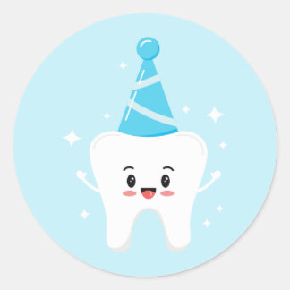 First Tooth Party Favor Stickers – Agrahadig