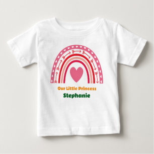 First Trip Around The Rainbow 1st Birthday Photo Baby T-Shirt