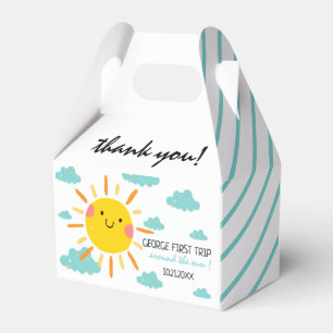 First Trip Around The Sun 1st Birthday  Favour Box