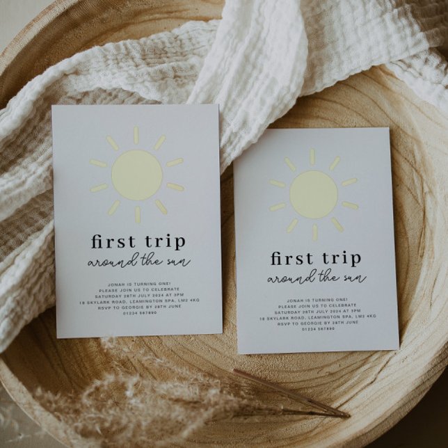 First Trip Around The Sun 1st Birthday Gold (Creator Uploaded)