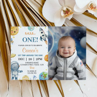 First Trip Around The Sun 1st Birthday Invitation