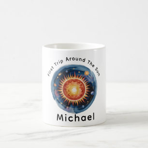 First Trip Around The Sun 1st Birthday Party Coffee Mug