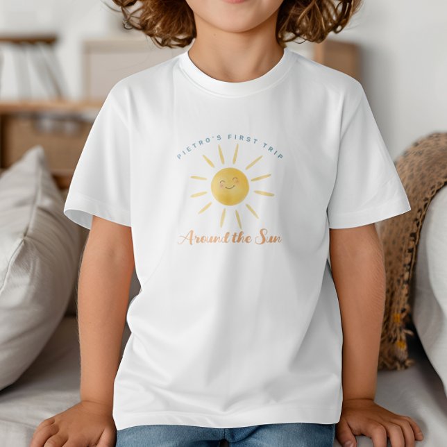 First Trip Around the Sun 1st Birthday Toddler T-Shirt (Creator Uploaded)