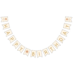 First Trip Around The Sun 1st First Birthday Bunting