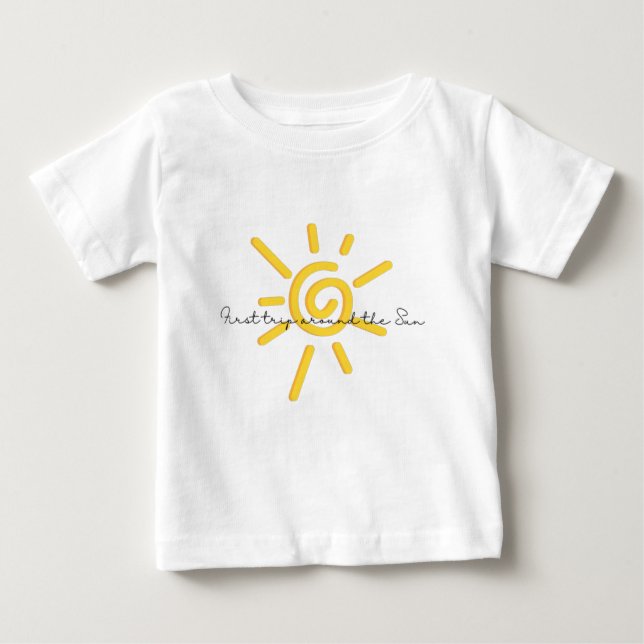 First Trip Around The Sun First Birthday Shirt (Front)