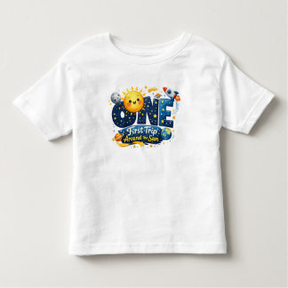 First Trip Around the Sun First Birthday Toddler T-Shirt
