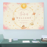First Trip Around the Sun First Birthday Welcome