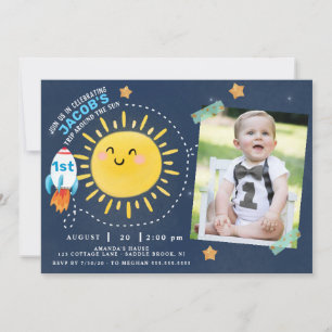 First trip around the sun invitation