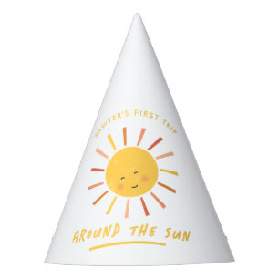 First Trip Around the Sun Kids 1st Birthday Party Hat