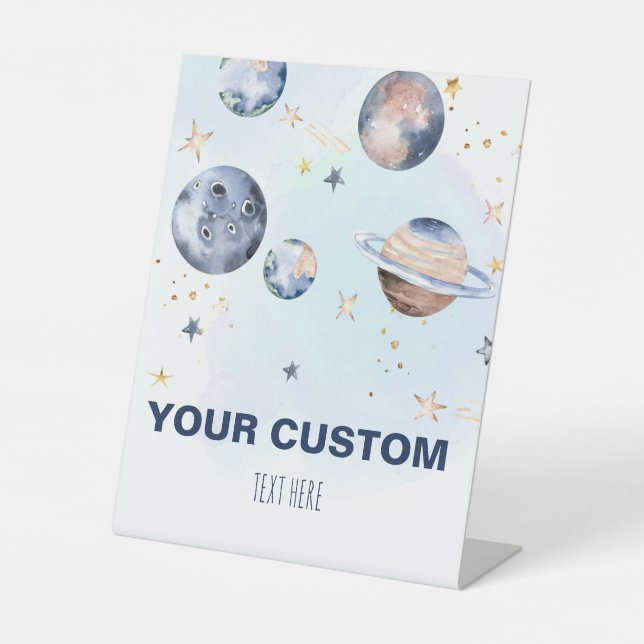 First Trip Around the Sun  Pedestal Sign (Front)