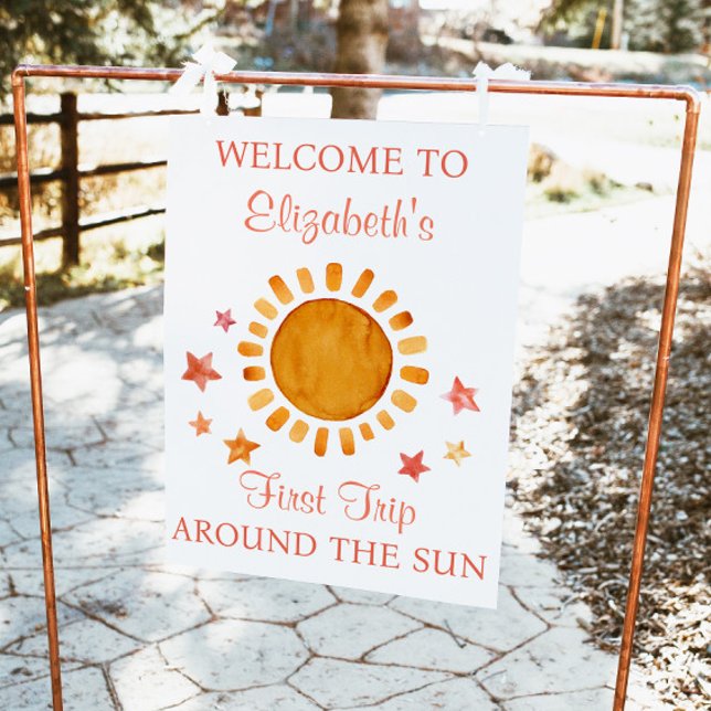 First Trip Around The Sun- Sunshine Welcome  Post Poster (Creator Uploaded)