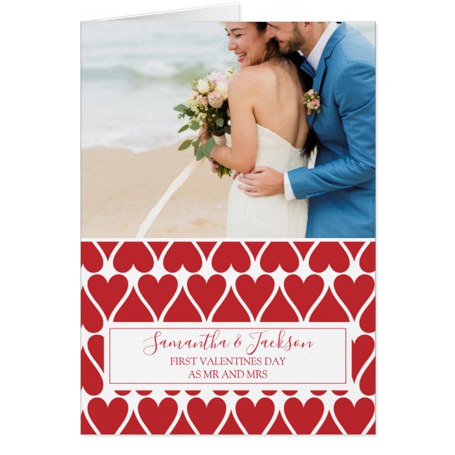 First Valentine's Day Married Photo (Front)