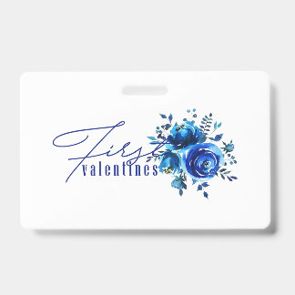 First Valentine's ID Badge