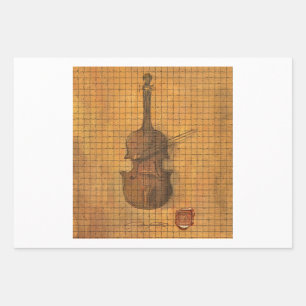 First Violin by Max Zaxster Wrapping Paper Sheet