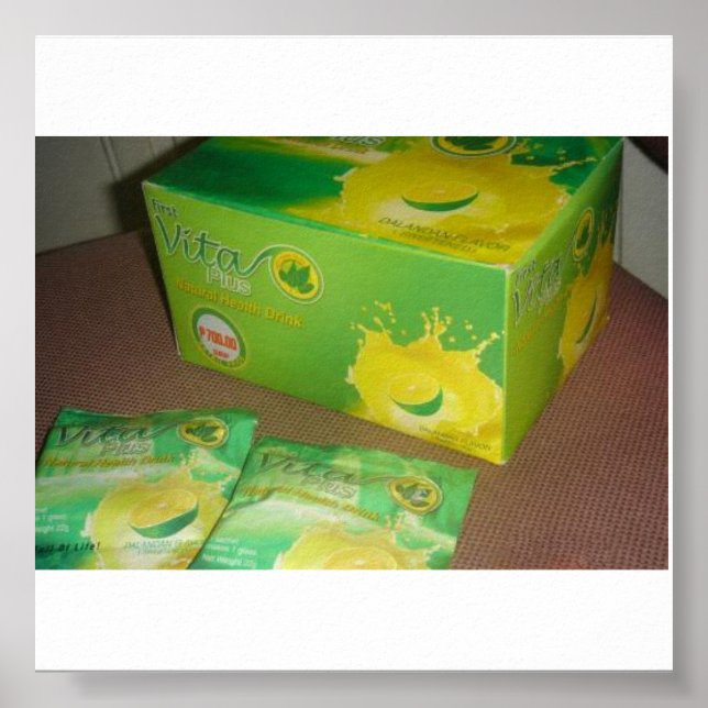 FIRST VITA PLUS Vegetable in a Drink Poster (Front)