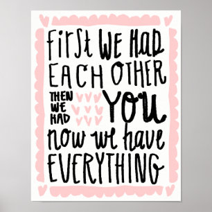 First We Had Each Other Nursery Decor