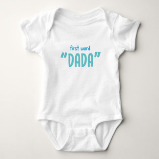First Word DADA Baby Bodysuit