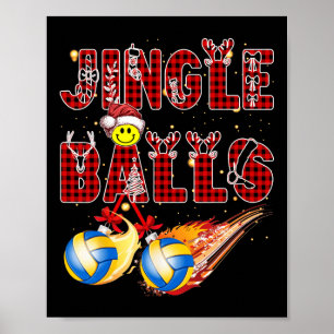 First Xmas As A Dad Jingle Volleyball Papa Uncle D Poster