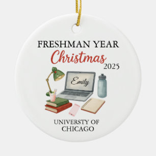 First Year At College Ornament 2025, Freshman Year