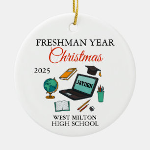 First Year At High School Ornament 2025, Freshman