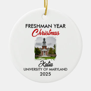 First Year College Student Gift, College Ornament