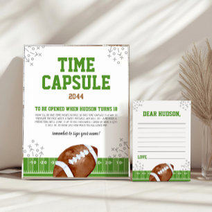 First Year Down 1st Birthday Time Capsule Sign
