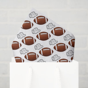 First Year Down Football Birthday Tissue Paper