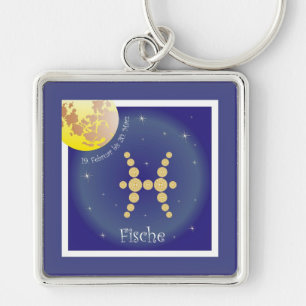 Fische 19. Februar bis 20. März Schlüsselanhänger Key Ring