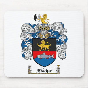 FISCHER FAMILY CREST -  FISCHER COAT OF ARMS MOUSE PAD