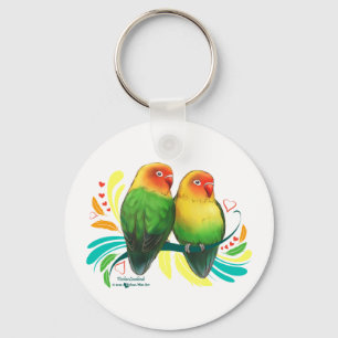 Fischer Lovebirds Key Ring