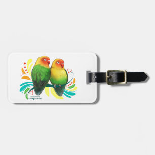 Fischer Lovebirds Luggage Tag