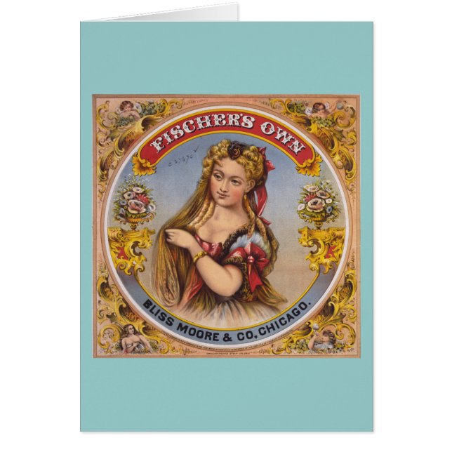 Fischer's own Vintage Chewing Tobacco Label (Front)