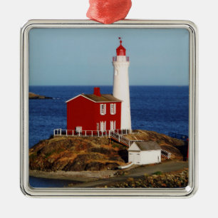 Fisgard Lighthouse Metal Tree Decoration