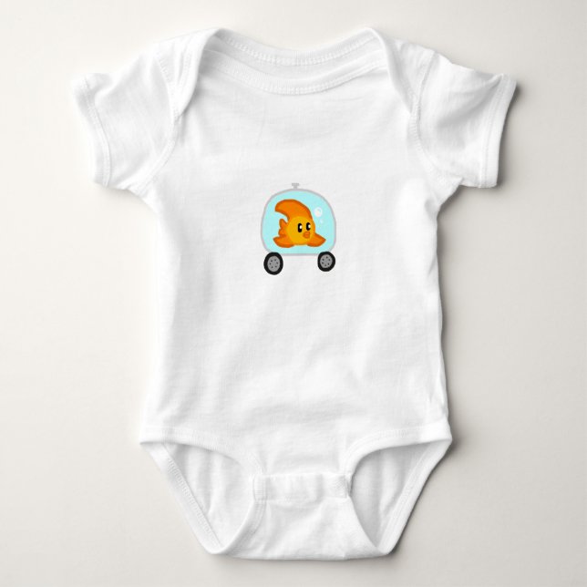 Fish 2.0 Baby one sie Baby Bodysuit (Front)