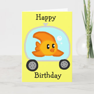 Fish 2.0 Birthday Card