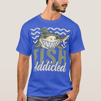 Fish addicted Aquarist Koi Fish Lover Aquarium T-Shirt