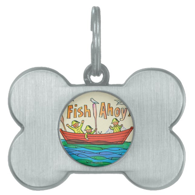 Fish Ahoy! Pet Tag (Front)