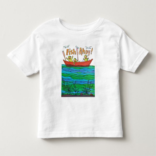 Fish Ahoy! Toddler T-Shirt (Front)