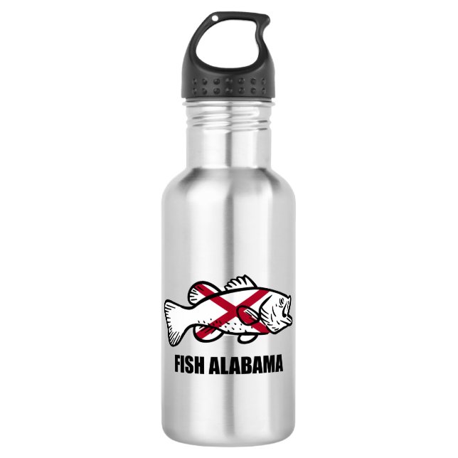 Fish Alabama 532 Ml Water Bottle (Front)