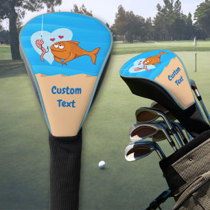 Fish and Bait in Love Golf Head Cover