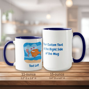Fish and Bait in Love Mug