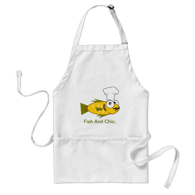 Fish And Chic. Standard Apron (Front)