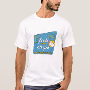 Fish and Chips "A Tasty Poker Snack" T-Shirt