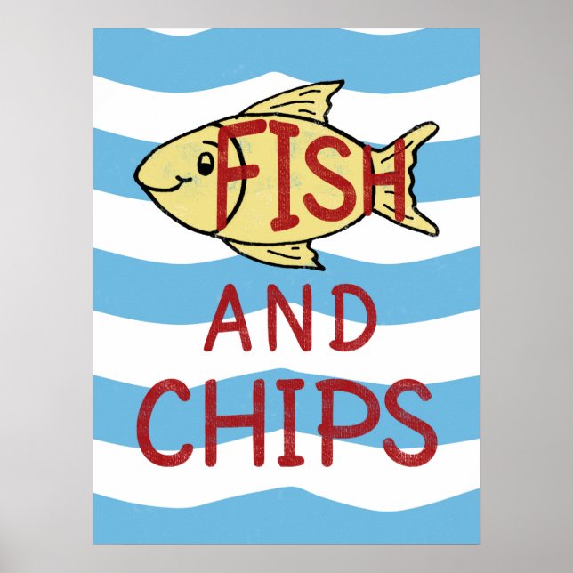 Fish and Chips Poster (Front)