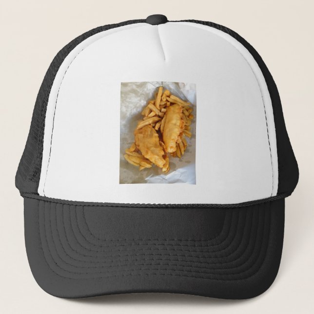 Fish and Chips Trucker Hat (Front)